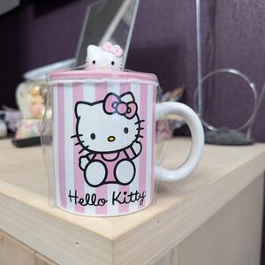 Hello Kitty Pink Striped Mug